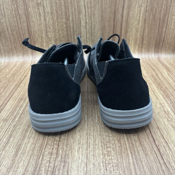 Skechers Melson Raymon Slip-in Foam Men's Black Grey Loafer Sneaker Size 15 New - Picture 4 of 9